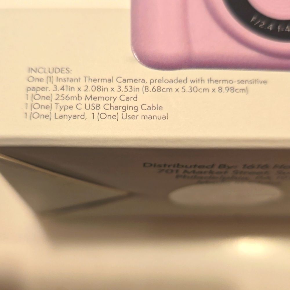 Up-Tech Instant Camera- Pink - Picture 5 of 5